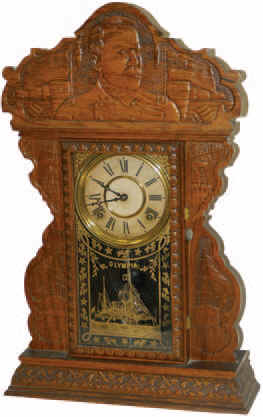 E. N. Welch Manufacturing Co., Bristol, Conn. "Dewey", ca 1900. — Antique Clocks Price Guide