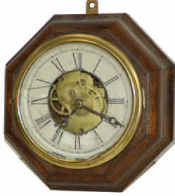 Botsford's Improved Patent lever Thirty hour Marine Timepiece, Ca 1852.Manufactured by c., Whitneyville, Conn. — Antique Clocks Price Guide