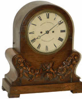 English fusee bracket clock, 8 day time and strike. — Antique Clocks Price Guide