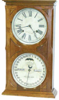 Ithaca Calendar Clock Co., shelf clock "Farmers", ca. 1880. — Antique Clocks Price Guide