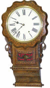 Hanging Wall Clock, ca. 1890. — Antique Clocks Price Guide