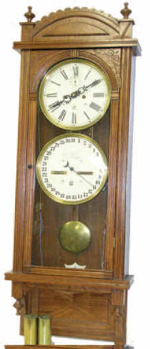 Waterbury Clock Co., wall "Calendar No. 26", ca. 1893. — Antique Clocks Price Guide