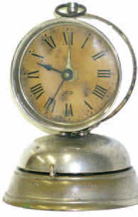 Parker Clock Co. "Rotary Hammer Alarm, No. 61", ca. 1910. — Antique Clocks Price Guide