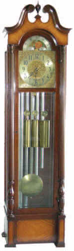 General Electric Clock Co., Grandfather's Clock, ca. 1950. — Antique Clocks Price Guide
