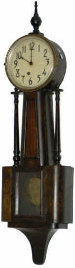 E. Ingraham banjo clock, the "Nile" ca early 1900's. — Antique Clocks Price Guide