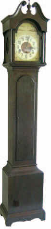 German Miniature Grandfather's Clock, ca. 1900. — Antique Clocks Price Guide