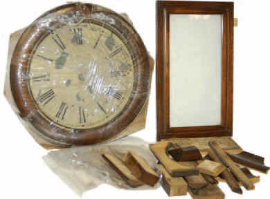 Seth Thomas walnut Regulator No. 2, all in a box like tinker toys. — Antique Clocks Price Guide