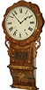 English long drop, roll bottom, wall clock. It is absolutely the finest of this type clock we have ever offered for sale.