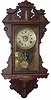 Seth Thomas hanging kitchen clock. Ca 1890.