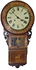 E. Ingraham wall clock, ca. 1890.
