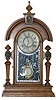 Ansonia Clock Co. shelf clock, "King", ca 1901.