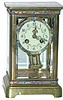 French Crystal Regulator, ca. 1900.