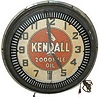 Electric, "Kendall The 2000 Mile Oil", advertising clock with neon tube.
