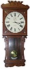 New Haven Clock Co., hanging "Commodore", ca. 1883.