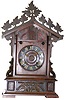 Junghans shelf cuckoo, ca. 1890.