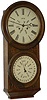 L.F. and W.W. Carter, calendar clock in a B.B. Lewis Calendar No. 2 case, ca 1862-1868.