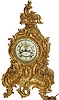 Ansonia Clock Co. metal cased mantle clock, "Majestic", ca 1904.