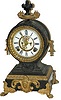 Ansonia Clock Co. "clock". Some scheming clock person came up with a new design, and it isn't half bad.