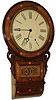 New Haven Clock Co. roll bottom short drop, made for the English market.