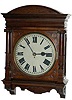 English wall-gallery clock.