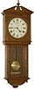 Seth Thomas wall regulator, "Umbria", ca 1894. Old oak case is 40.5 inches high, and in near mint condition and practically untouched.