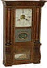 Miniature Column clock by, "Forestville M. Co. Bristol, Ct.", ca 1845-1850.