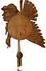 Waterbury Clock Co. large carved case, ca 1920.