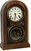 Noah Pomeroy round top shelf clock, ca 1860.