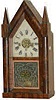 Hiram Welton fusee movement steeple clock, ca 1845. A rare, early shelf clock.