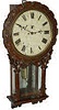 English double fusee wall clock made by "James Sagar, Blackborn", ca early 1800's.