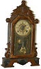 E. Ingraham and Co. walnut parlor clock, 8 day, hourly bell strike, alarms on the same bell.