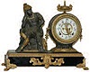 Ansonia Clock Co. figure clock, "Mercury", ca 1894.