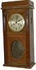 German box clock, 8 day movement signed, "DUFA", a trademark of a German company in the 1920's