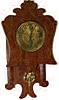 German Art nouveau wall clock, ca 1925.