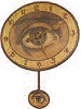 The Optic Clock, touted as an attractive and useful advertising novelty, particularily suited to Opticians and Eye Specialists.