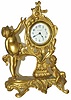New Haven Clock Co. metal novelty clock, "Darien", ca 1917.