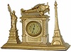 Lux Clock Co. Commerative clock that is probably called "The Spirit of St. Louis", or something similar.
