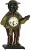 Contemporary "Blinking Eye Clock", the "Sambo" model. The eyes move in conjunction with the escapement of the movement; 30 hour time.