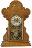 The E. Ingraham Co., Bristol, Conn, USA "Emblem" model, so stated on the worn but fully legible rear backboard label, ca 1899.