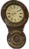 Baird Advertising Clock, Ca 1895.
