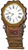 Hanging Wall Clock, ca. 1890.