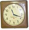 Self-Winding Clock Co., square gallery clock, ca. 1920.