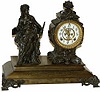 Ansonia Clock Co. seated figure, "Industry", ca 1894.