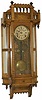 Ansonia/German hanging wall clock, "Reflector", ca 1886-1900. It is 100% Ansonia, even the movement.