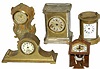 5 small clocks.