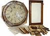 Seth Thomas walnut Regulator No. 2, all in a box like tinker toys.