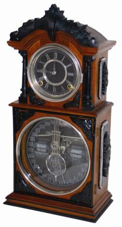 Ithaca Calendar Clock Co. "No. 3 1/2 Parlor". — Antique Clocks Price Guide
