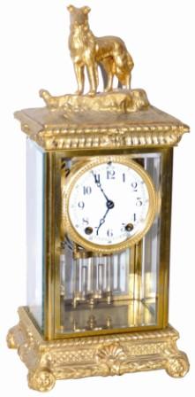 Rare Seth Thomas and Sons crystal regulator, on of their Empire Series, but not pictured in their catalogs. — Antique Clocks Price Guide