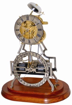 The Ithaca Calendar Clock Company made this skeleton clock. It is the most rare of all the company's clocks. — Antique Clocks Price Guide