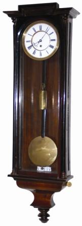 Austrian Vienna Regulator. The Altdeutsch style case and the one weight brass movement are both from the 1870-1880 time period. — Antique Clocks Price Guide